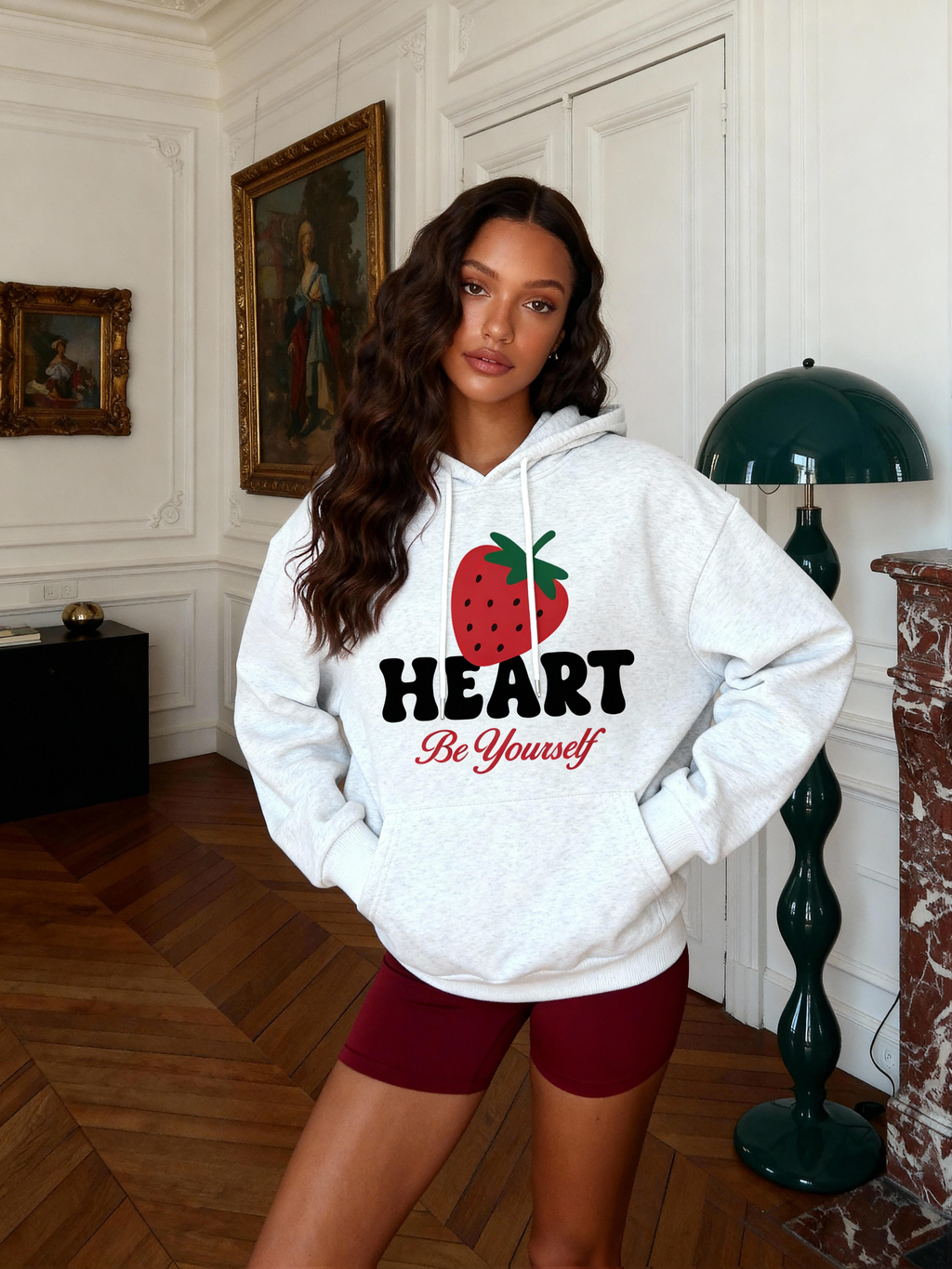 Strawberry Heart Self-Expression Hoodie