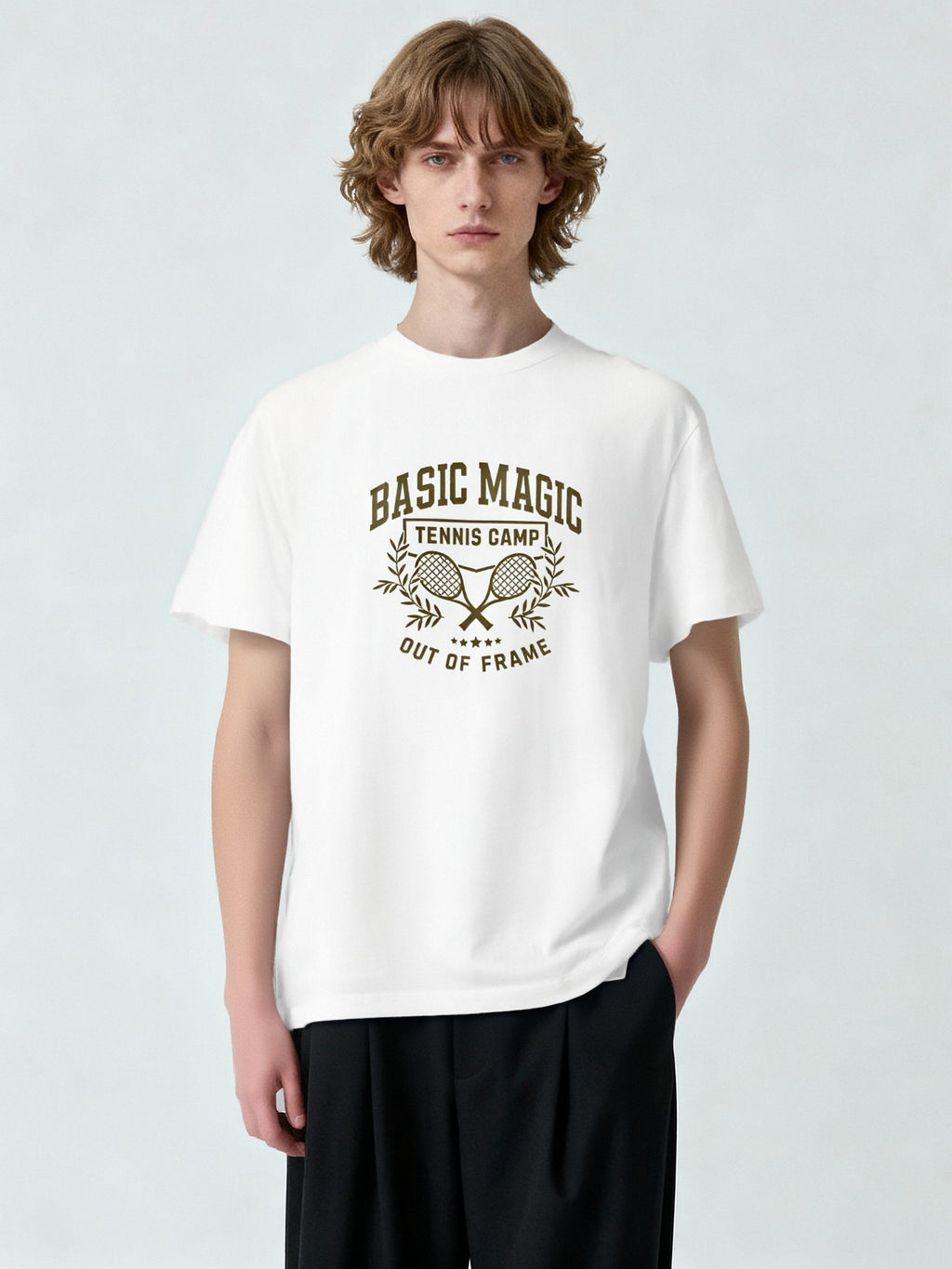 “Basic Magic Tennis Camp” Graphic T shirt