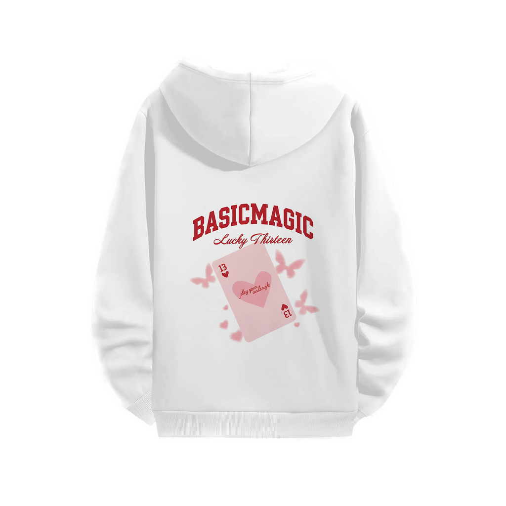 Lucky Thirteen Heart Poker Sweet Hoodie
