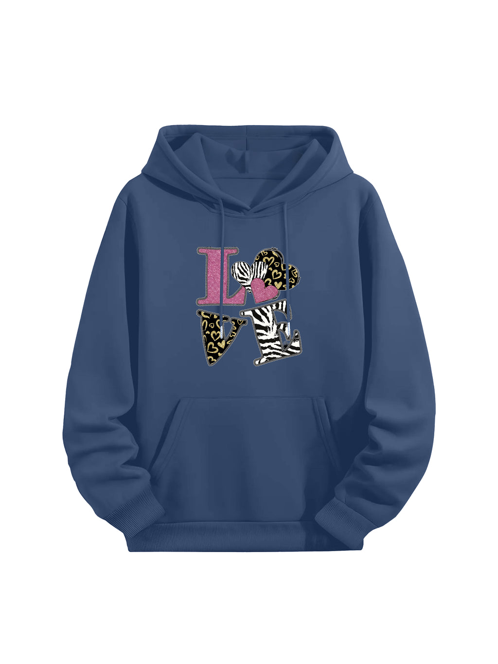Edgy Leopard & Zebra Couple Hoodies