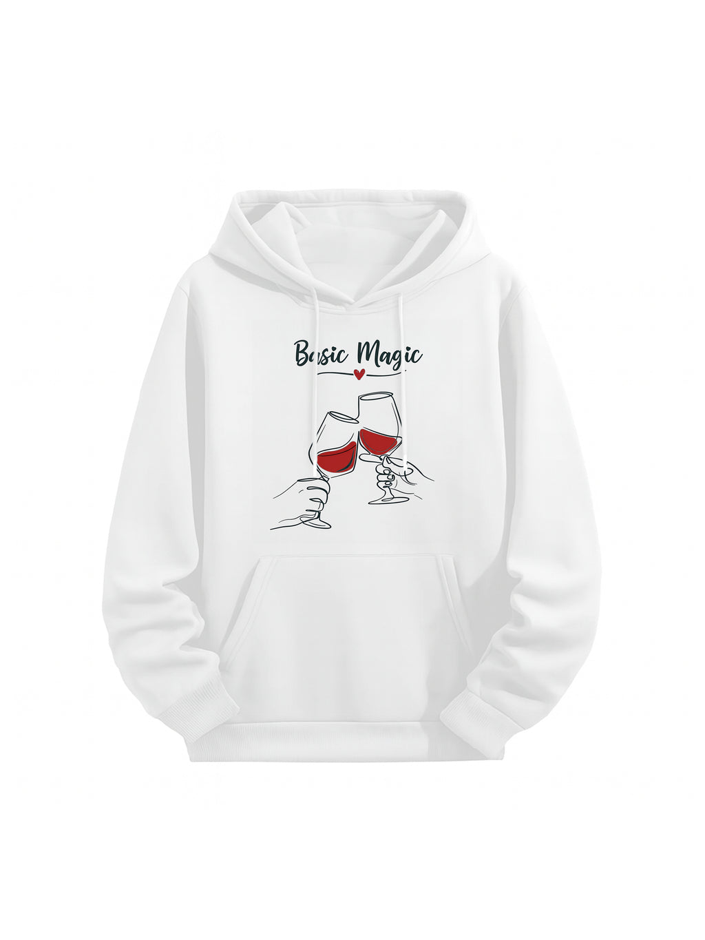 Wine Toast Love Couple Hoodies