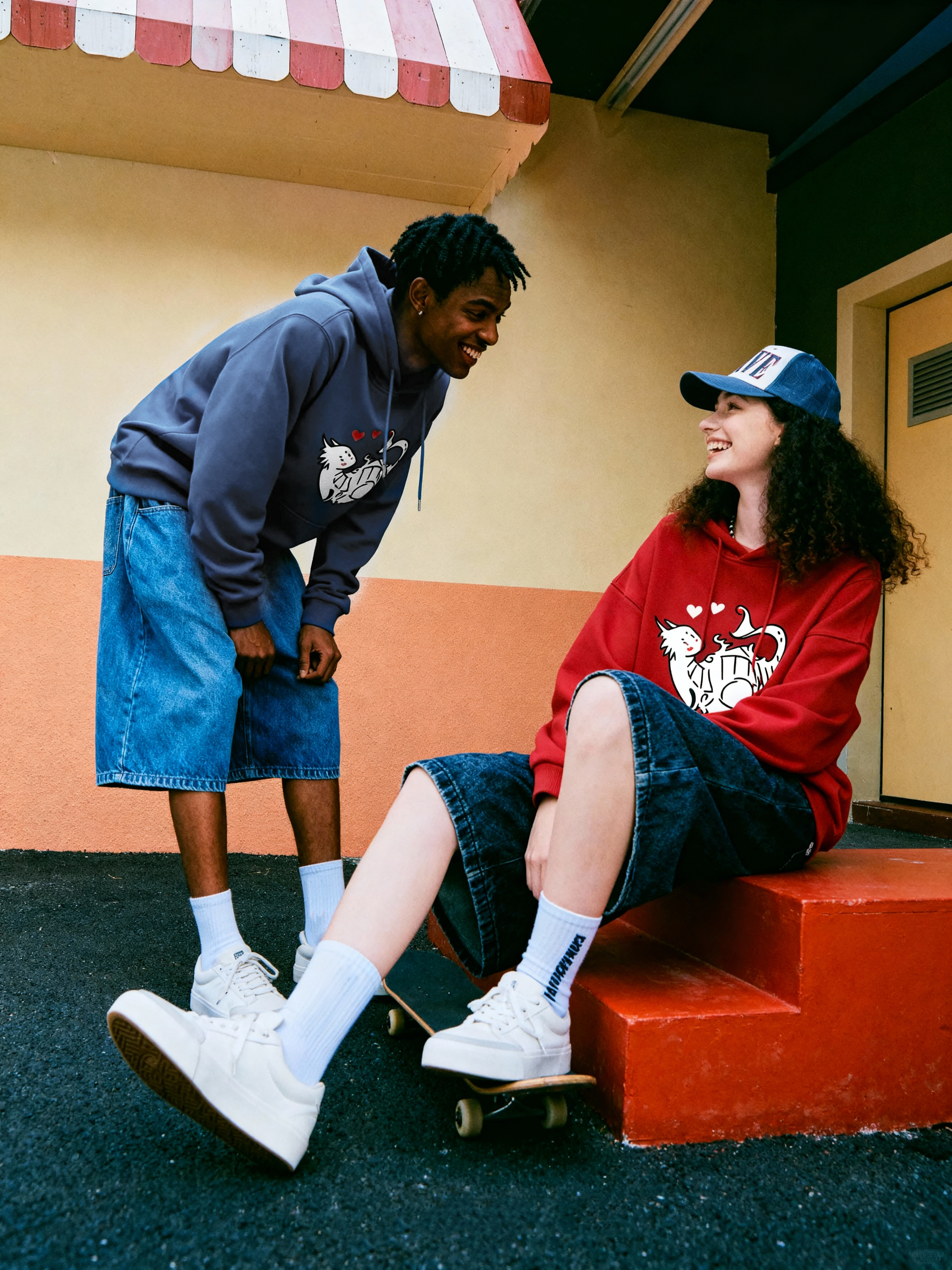 Dragon Love Couples Hoodies