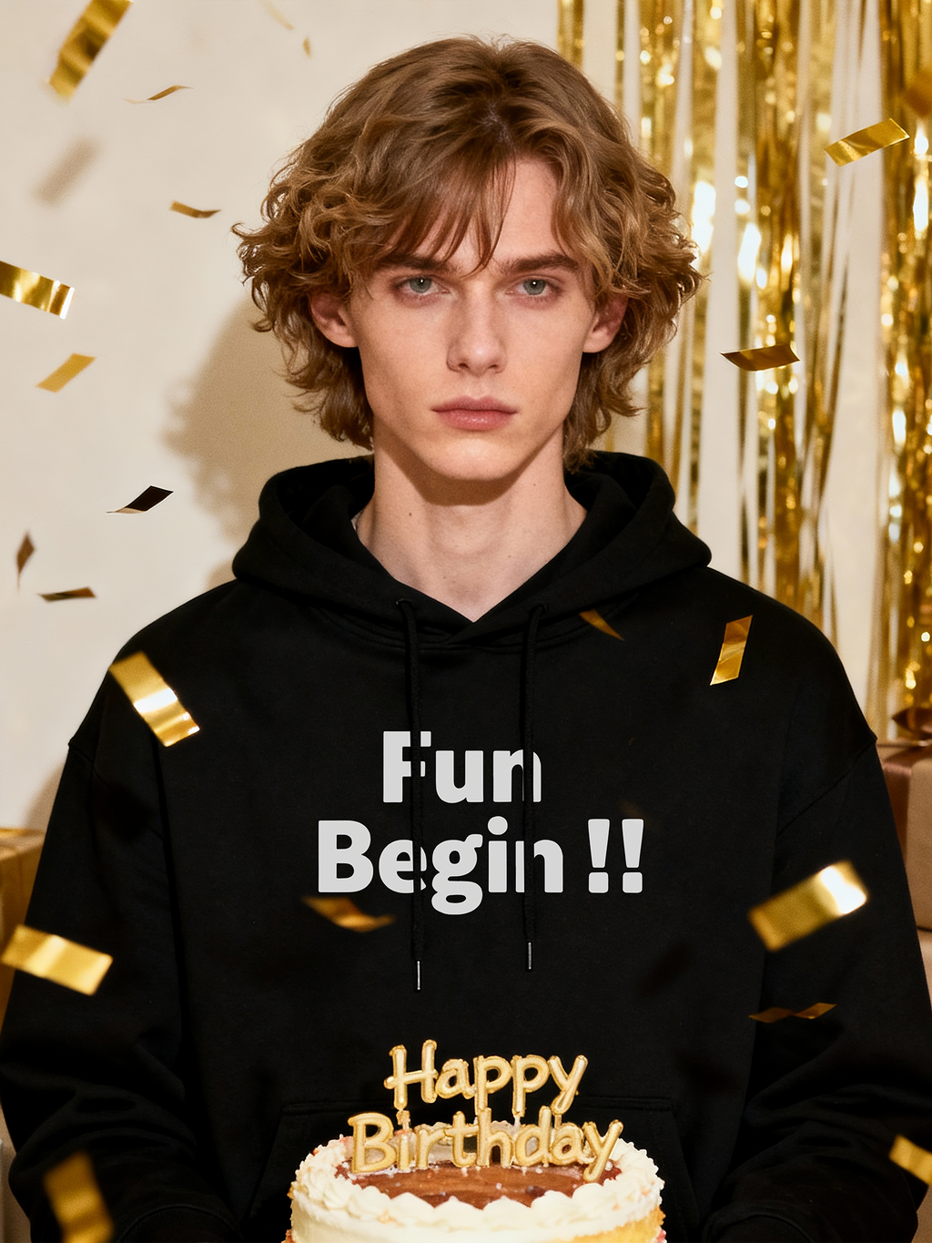 Fun Begin Birthday Celebration Hoodie
