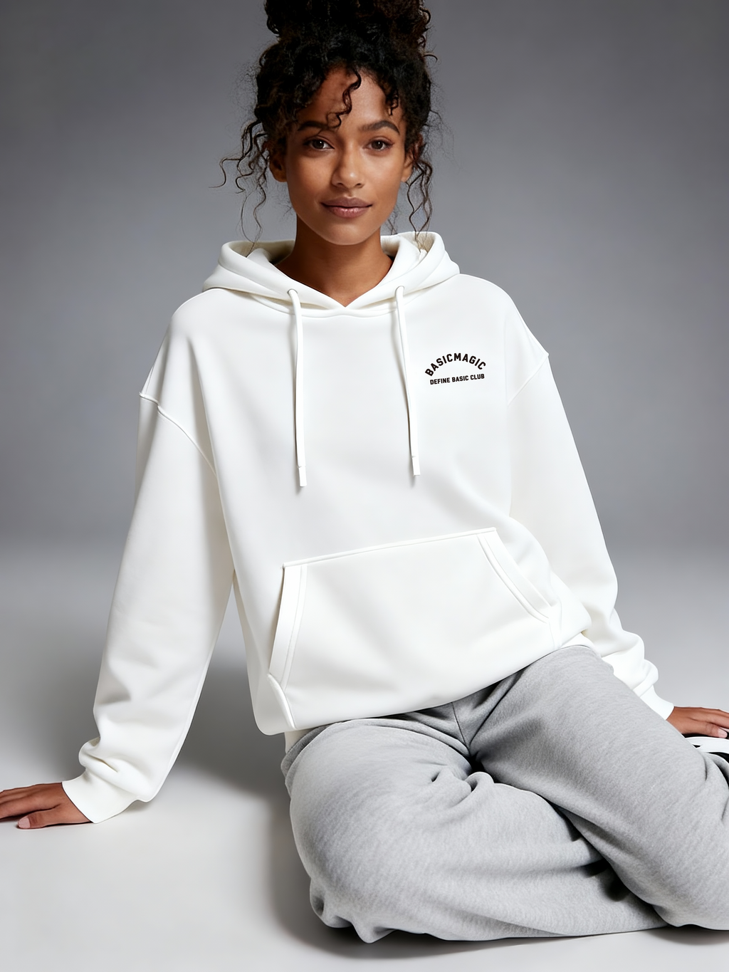 Basic Magic Minimalist Logo Hoodie