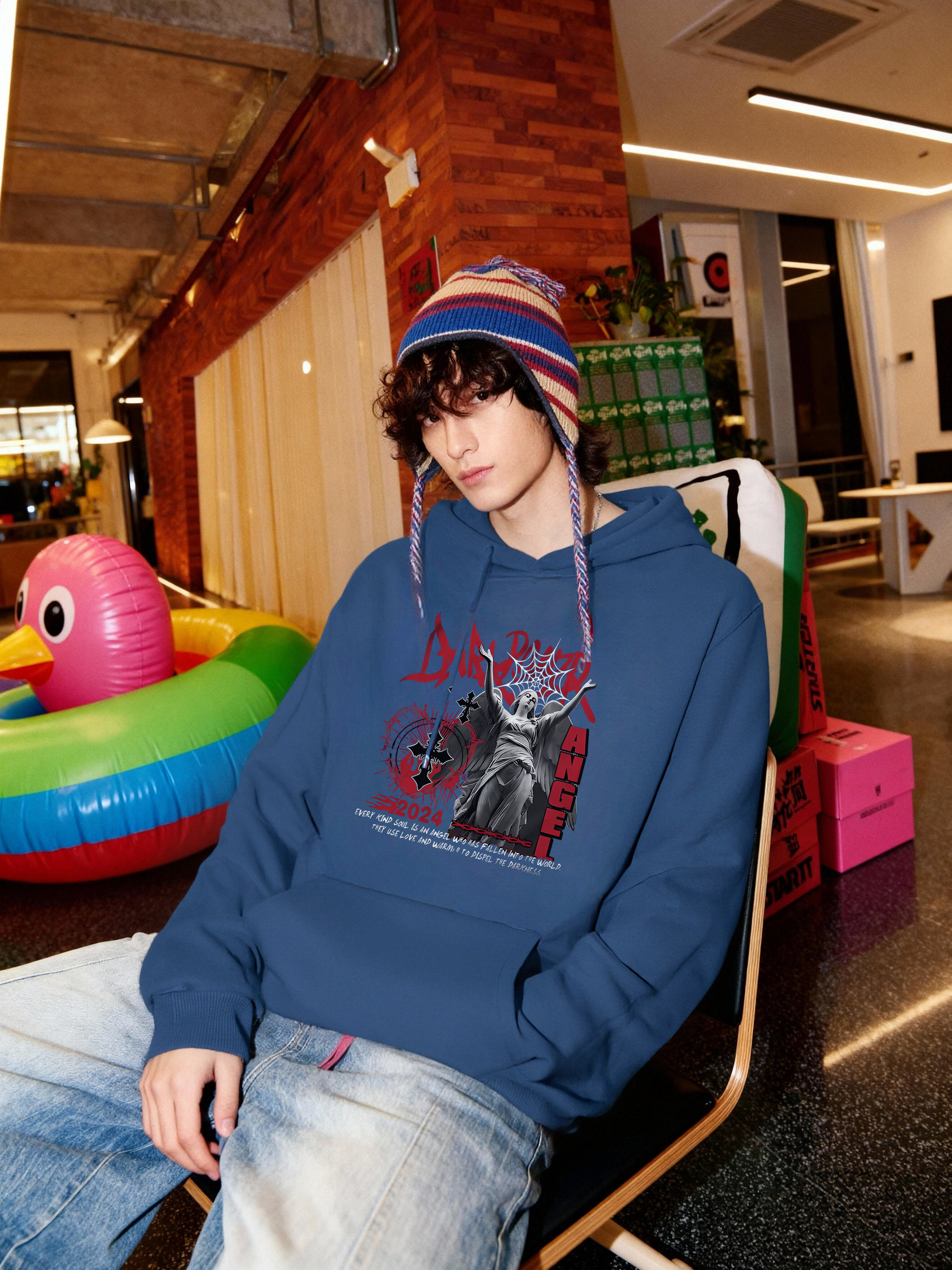 Goth Dark Angel Edge Hoodie