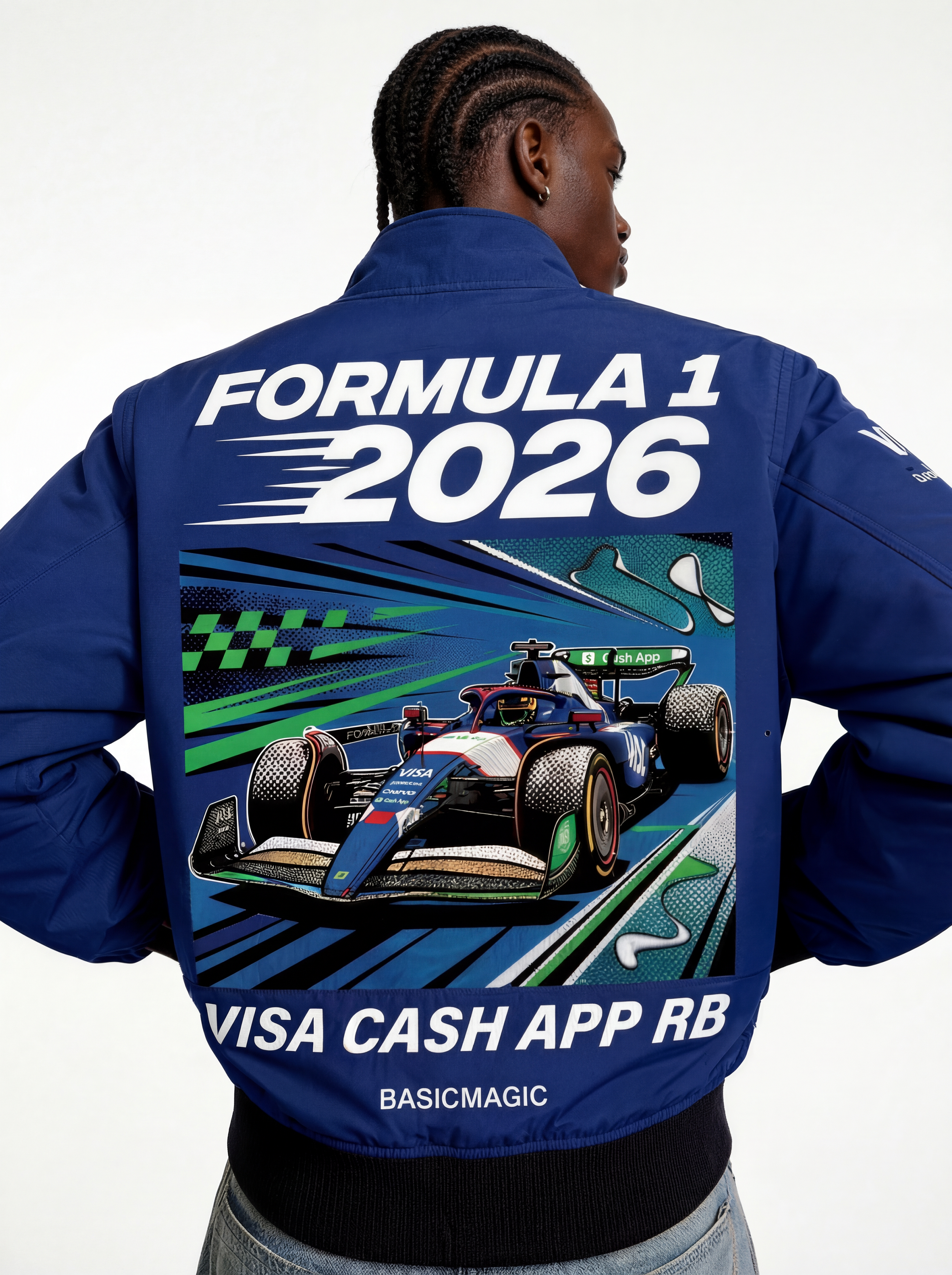VisaRB F1 2026 Track Racing Jacket