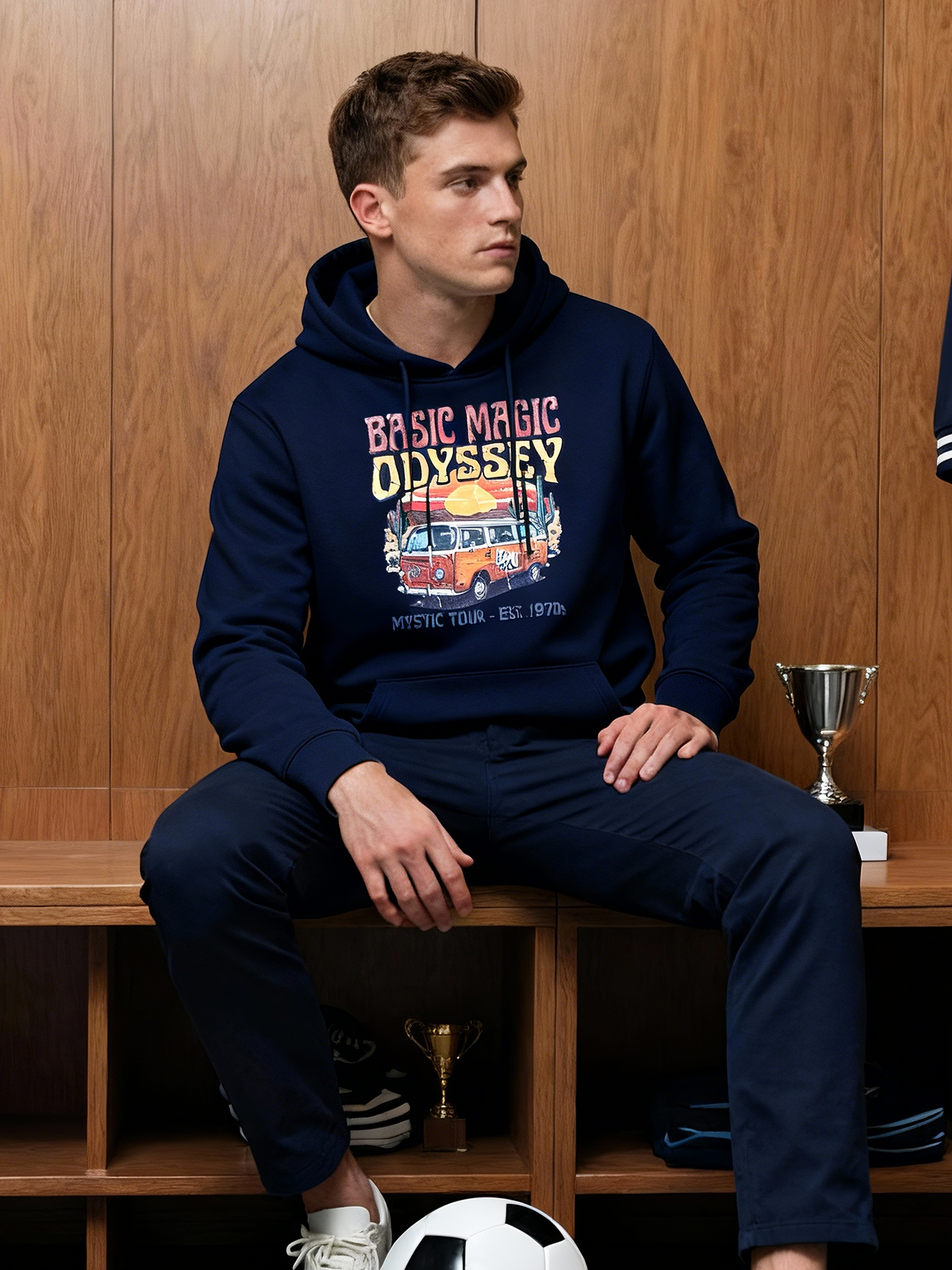 Basic Magic Odyssey Retro Van Hoodie