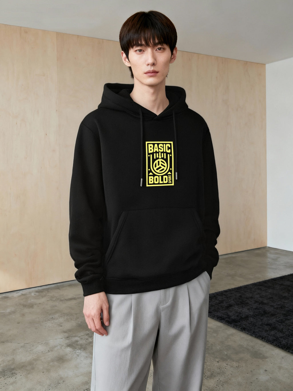 “Basic Bolds” Graphic Hoodie
