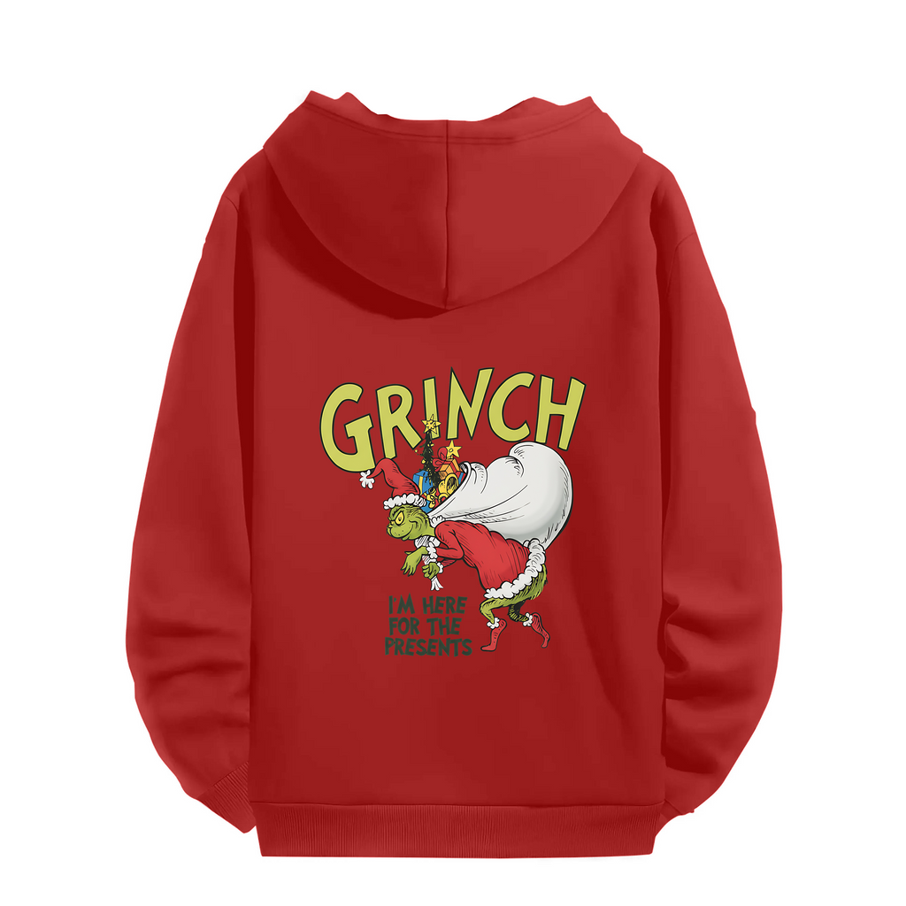 Grinch “I’m Here for the Presents” Christmas Hoodie