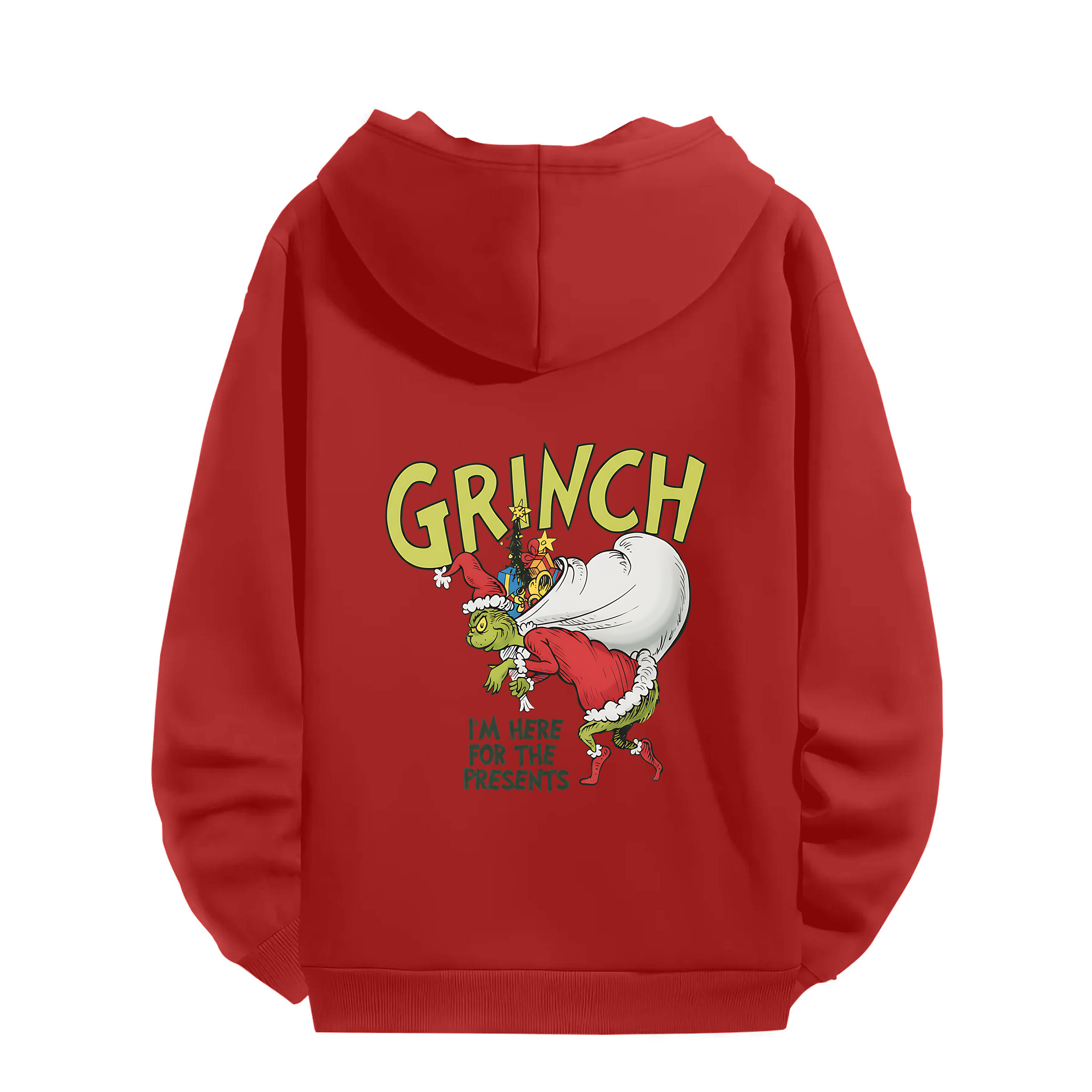 Grinch “I’m Here for the Presents” Christmas Hoodie