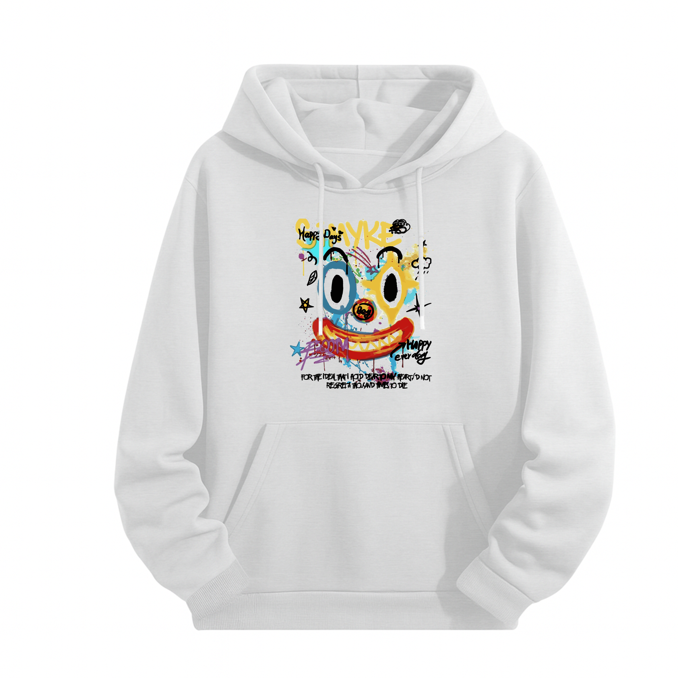 Graffiti Clown Statement Hoodie