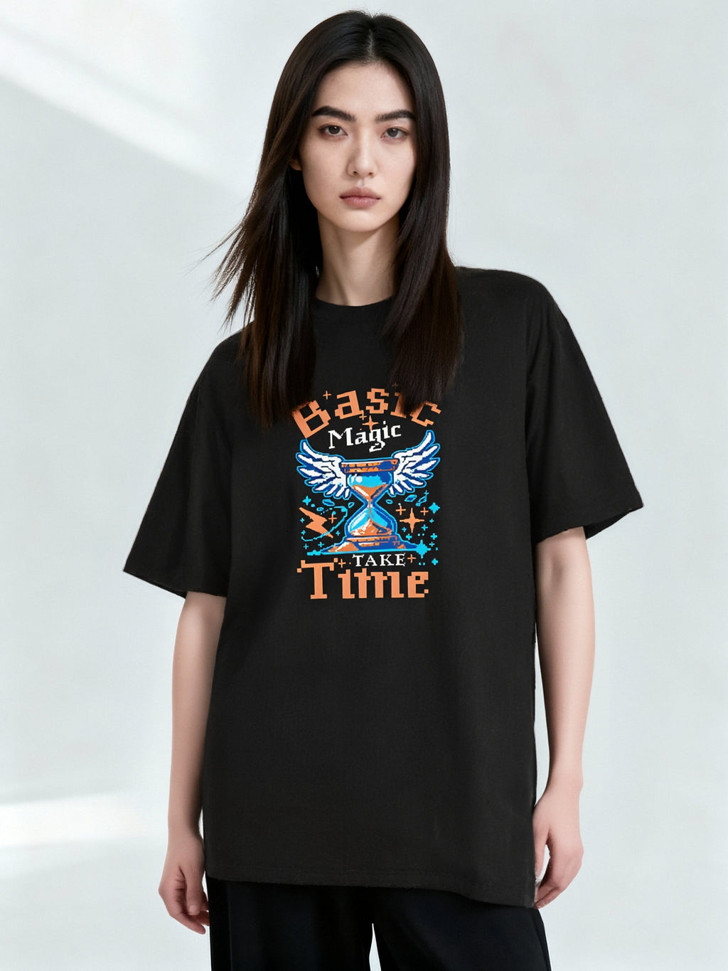 "Basic Magic Take Time" Graphic T-shirt
