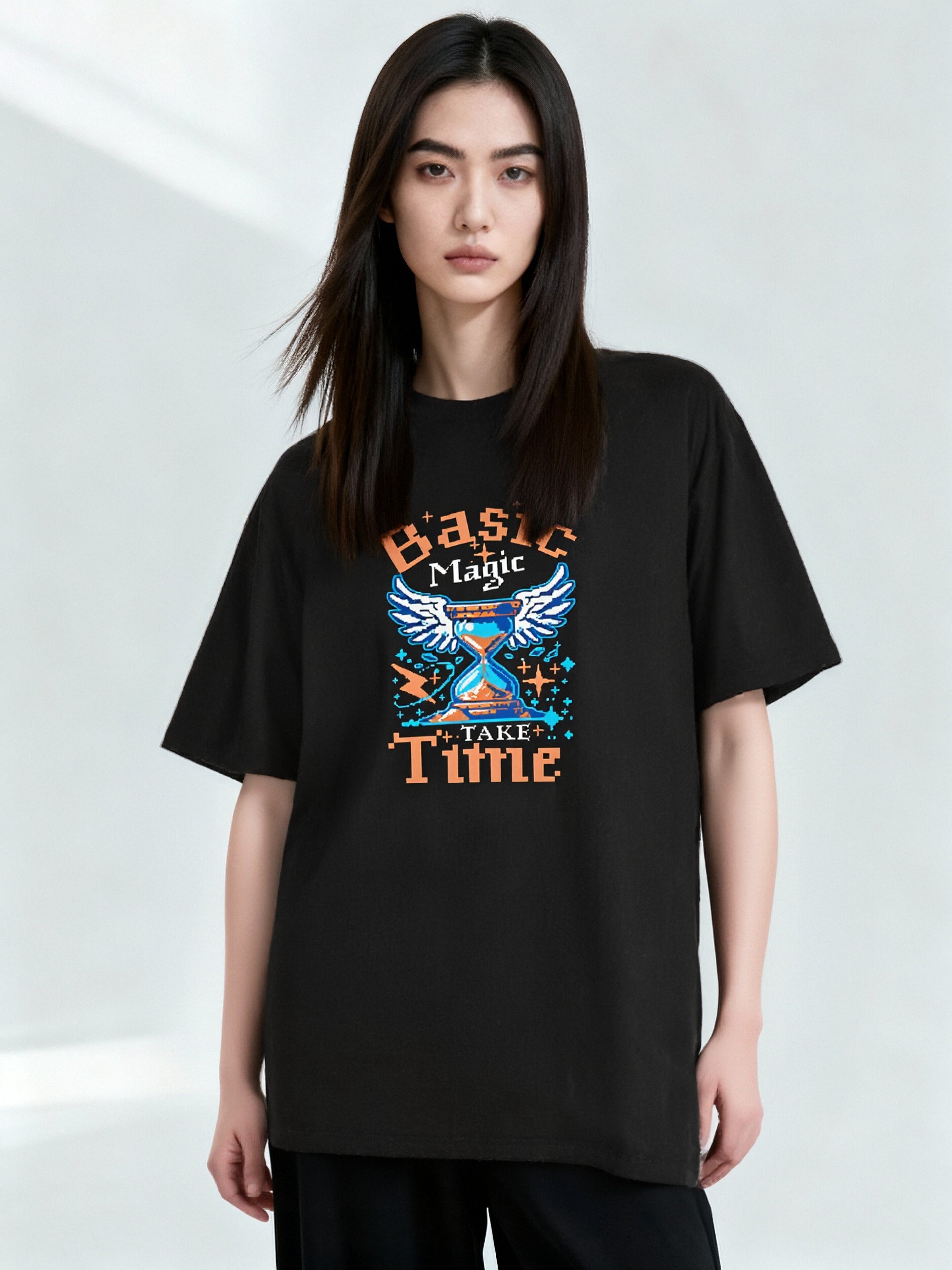 "Basic Magic Take Time" Graphic T-shirt