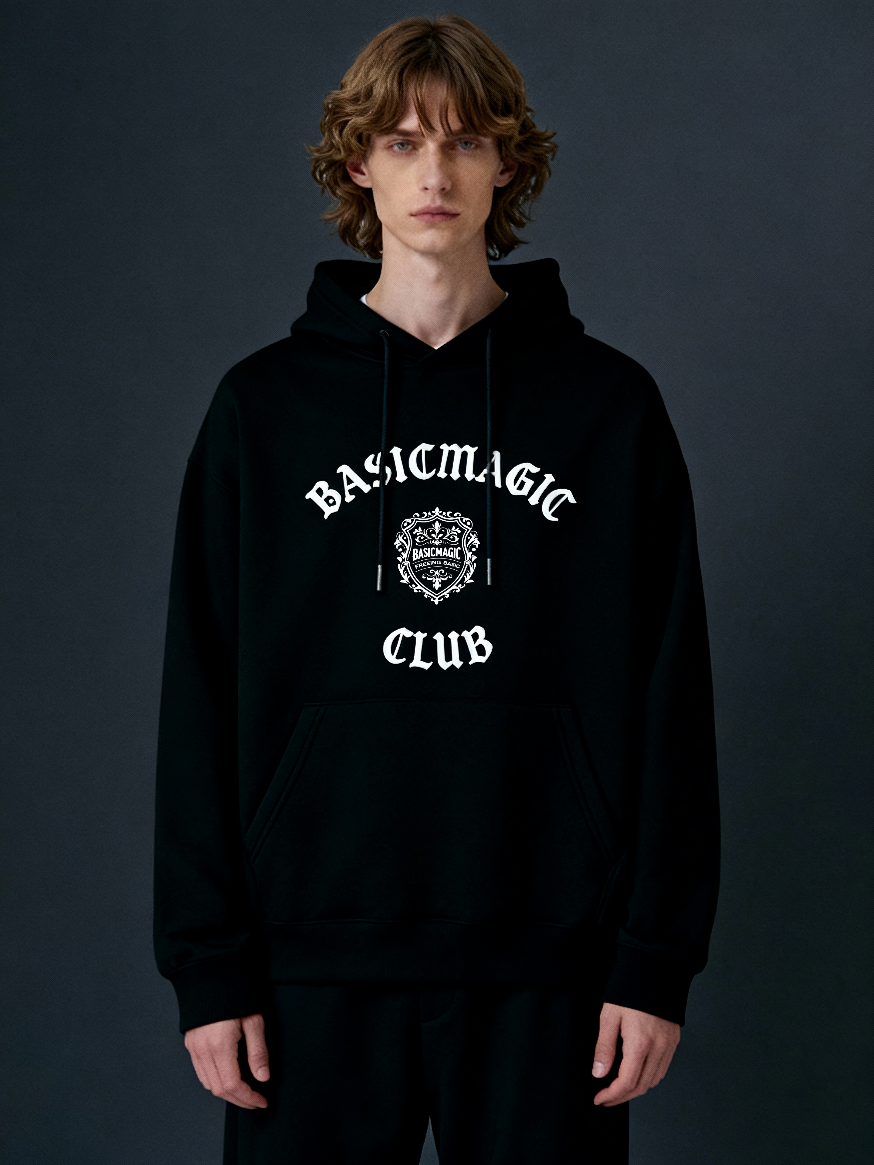 Basic Magic Club Vintage Badge Hoodie