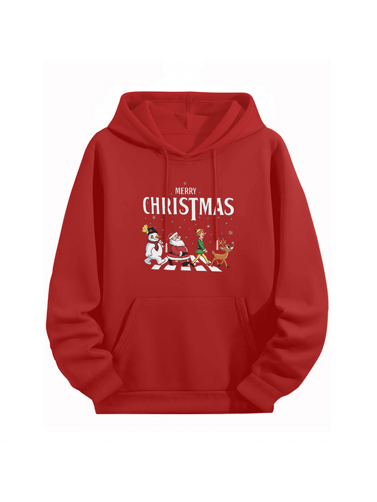 Merry Christmas Abbey Road Style Hoodie