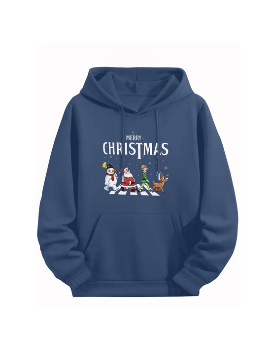Merry Christmas Abbey Road Style Hoodie