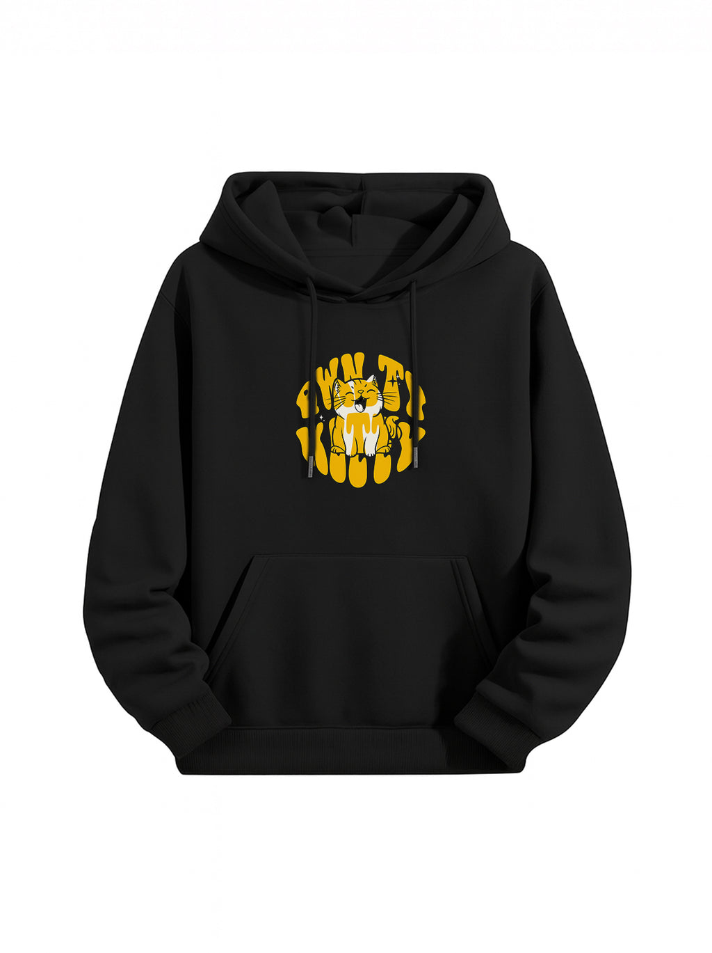 Youth Pop Cat Graphic Hoodie