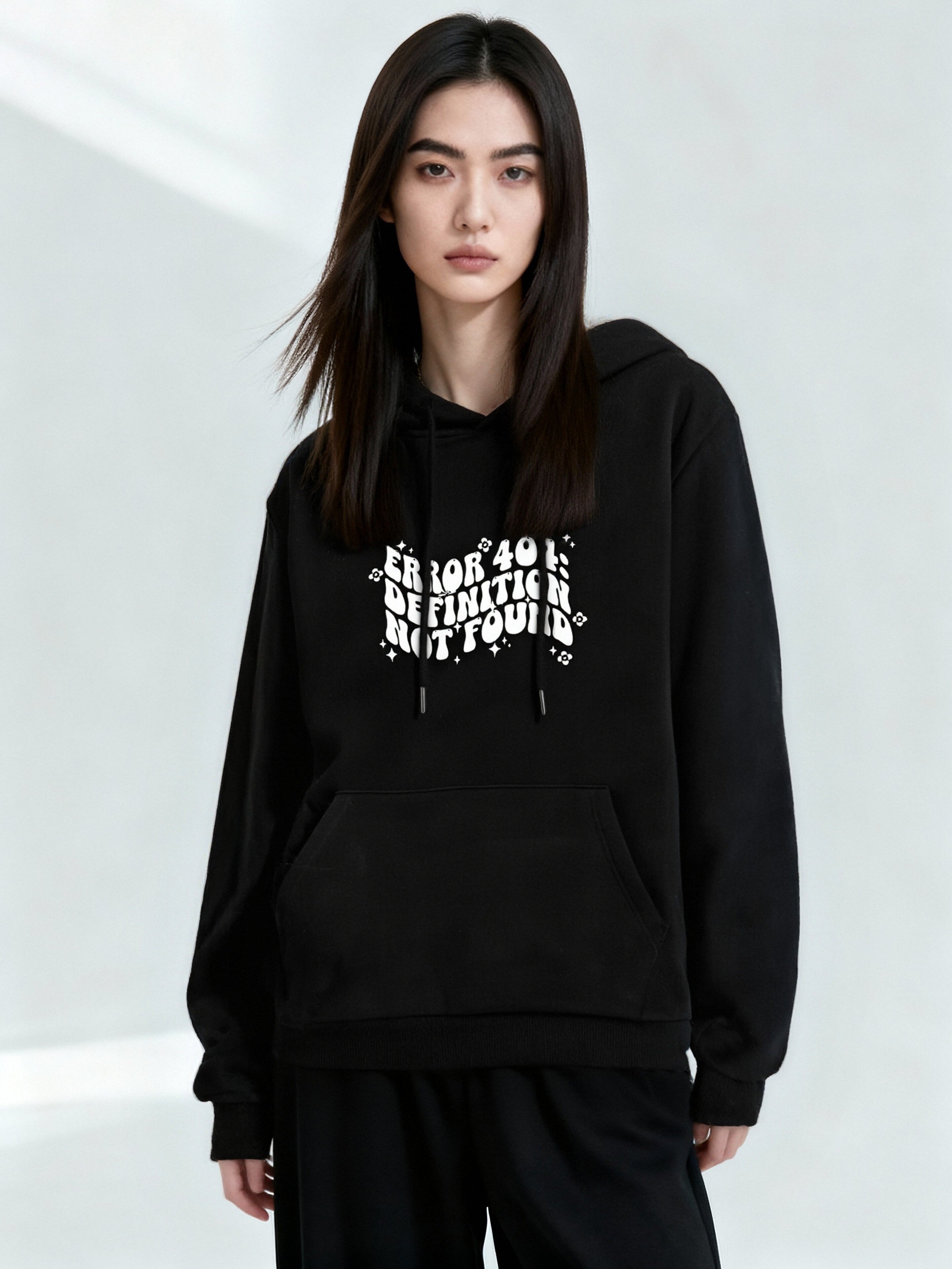 Error 404 Cool Text Hoodie