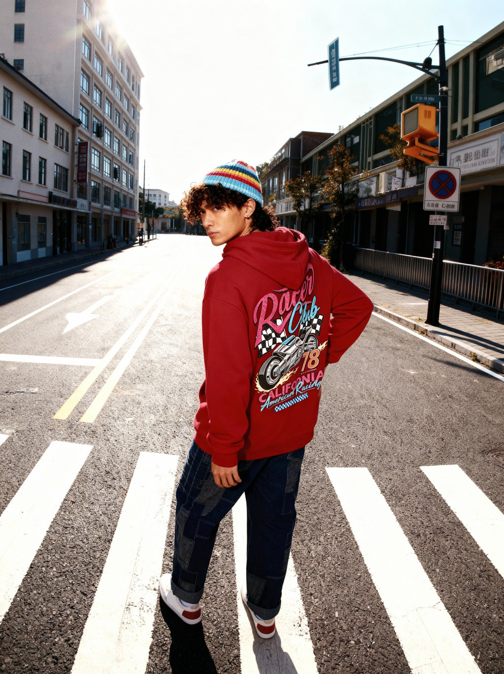 Racer Club Graphic Street Hoodie