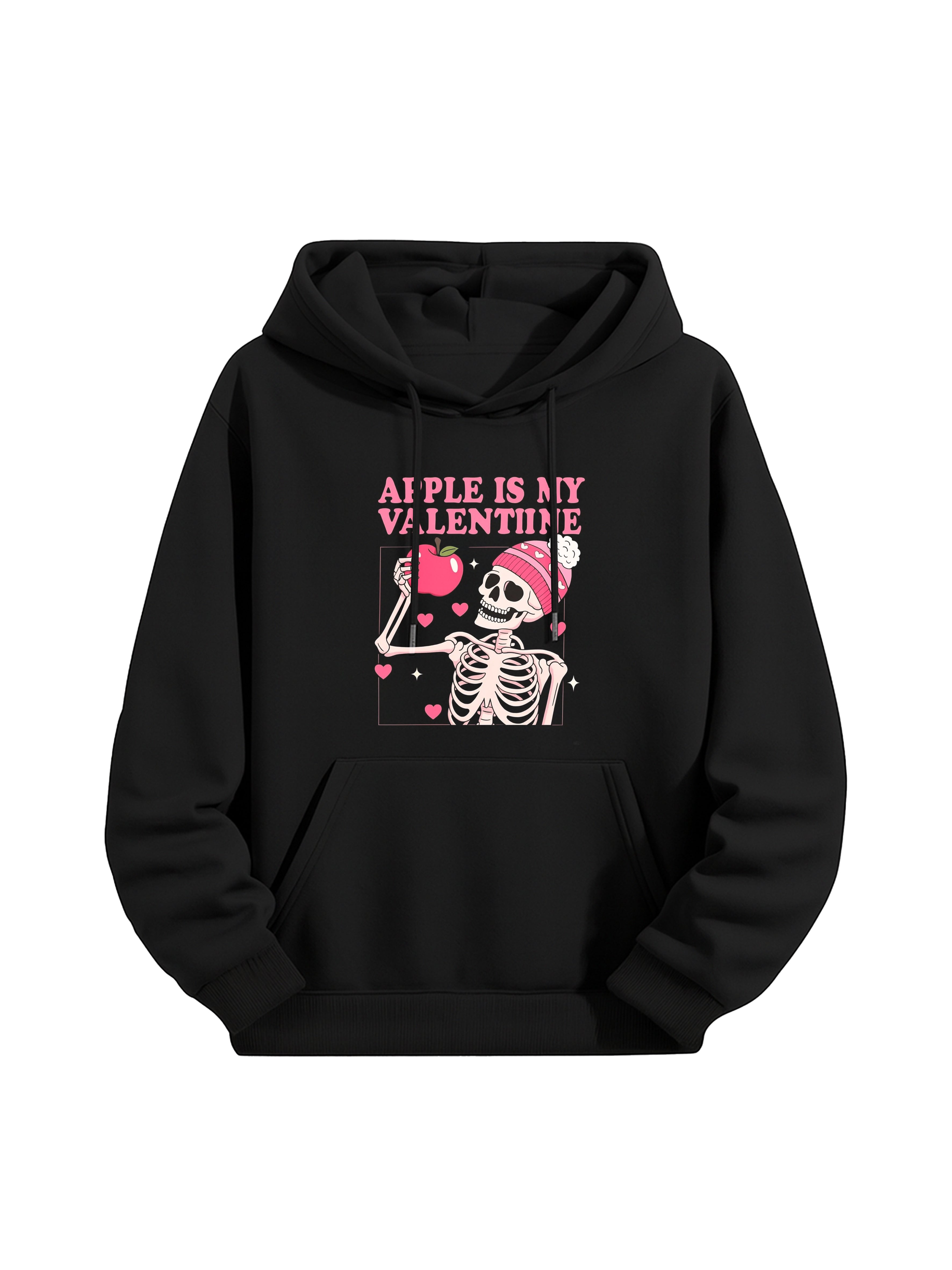 Apple Valentine Skeleton Couples Hoodies
