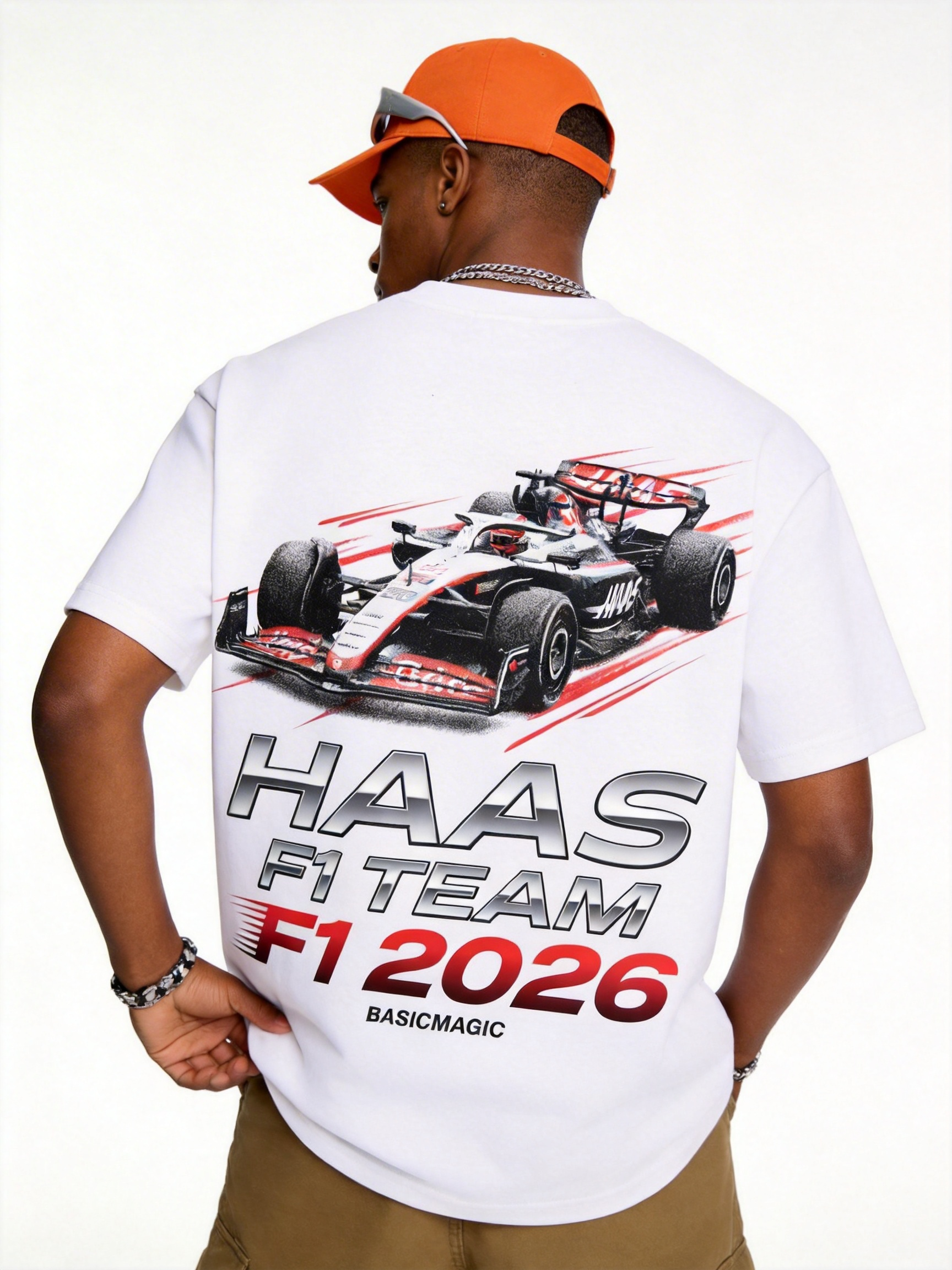 Haas F1 2026 Graphic Racing Tee