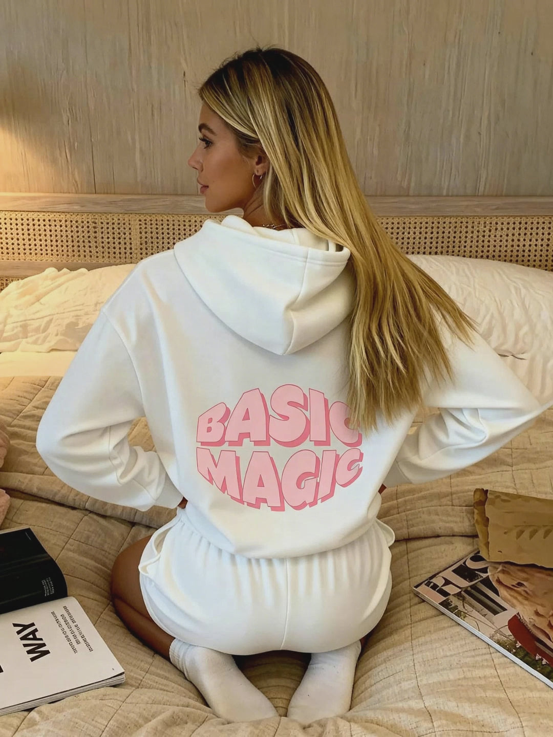 3D Typography Girly Street Hoodie