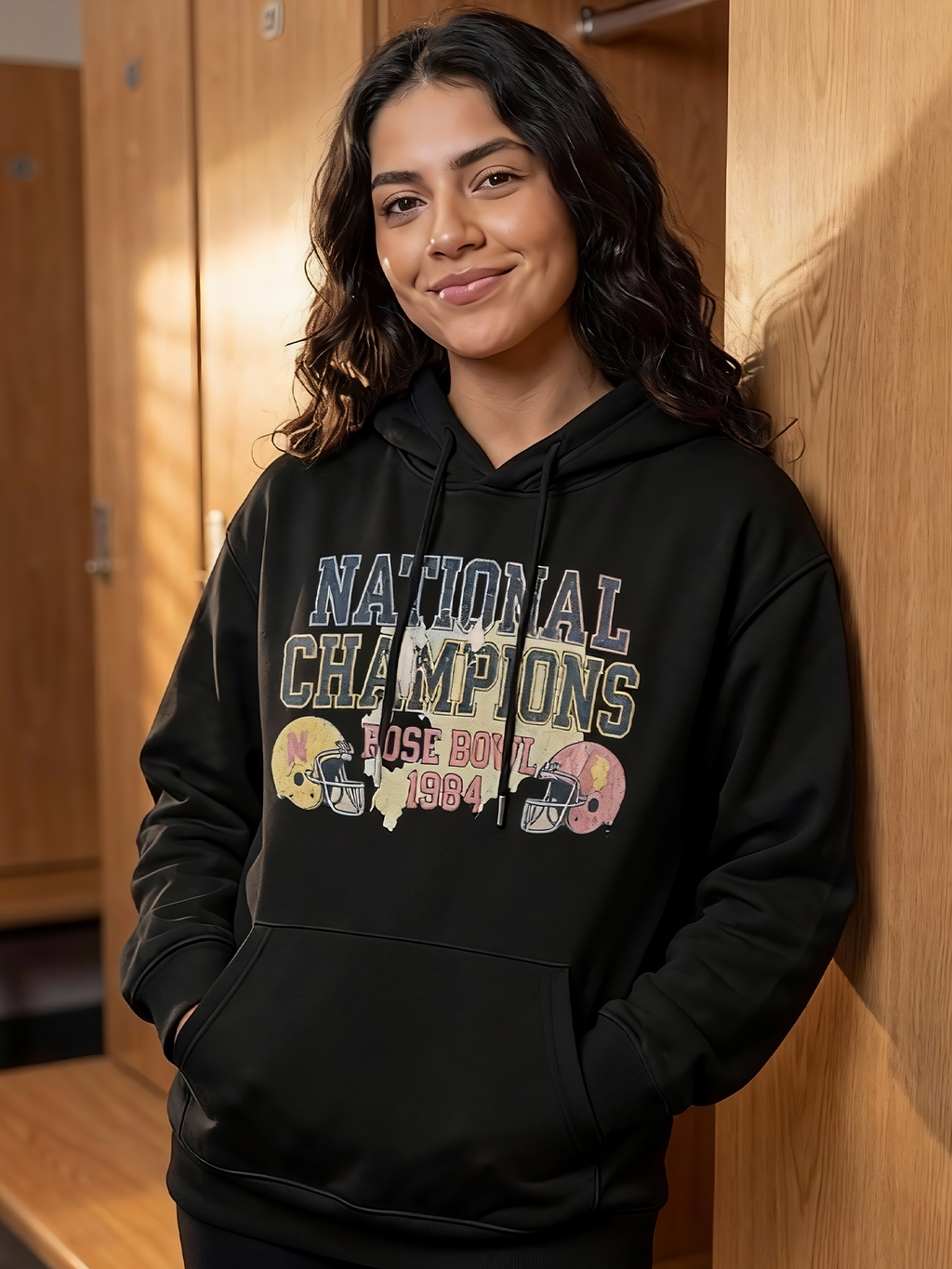 Vintage 1984 Rose Bowl Championship Football Hoodie