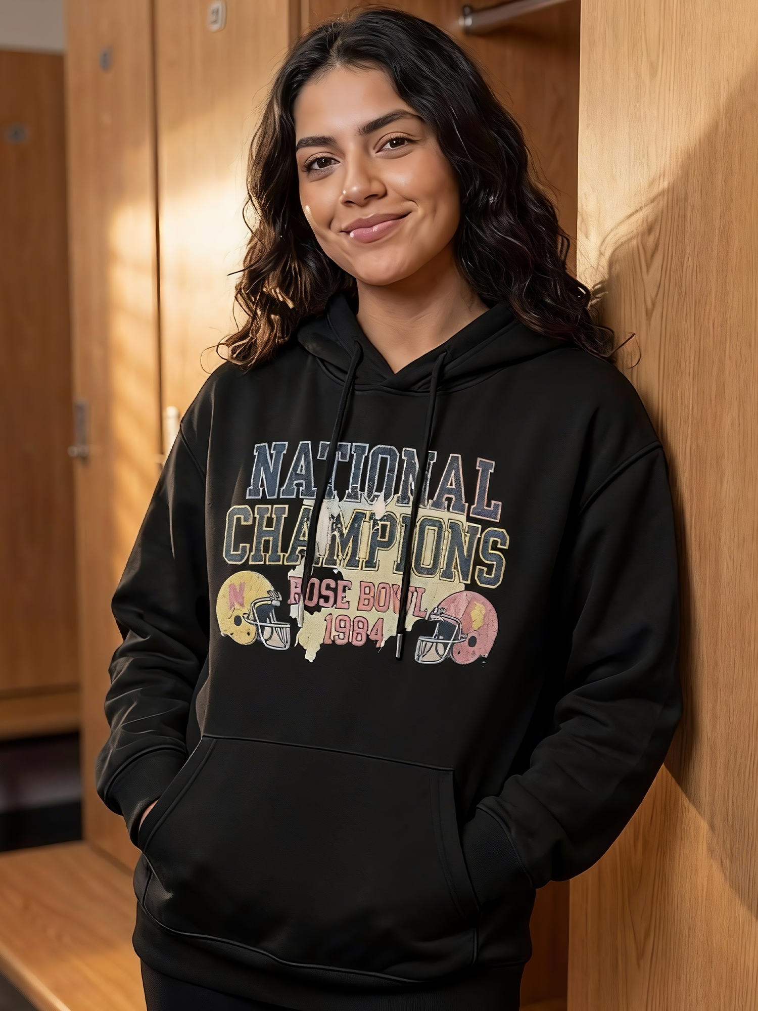 Vintage 1984 Rose Bowl Championship Football Hoodie